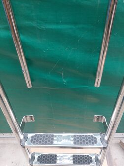 Zwemtrap RVS met 4 treden 